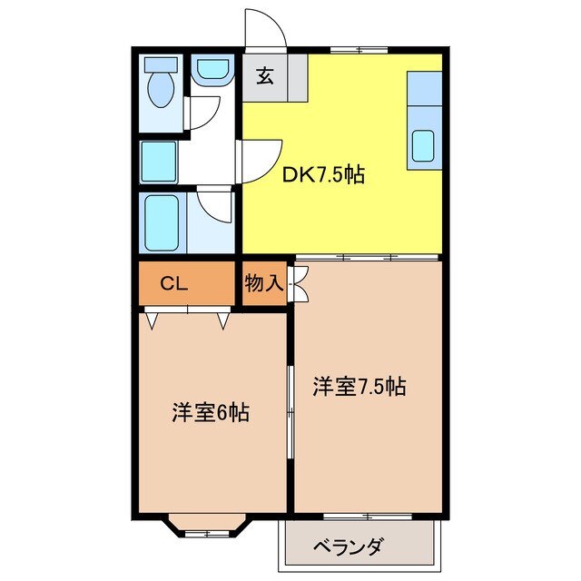 Twins Coopoの物件間取画像