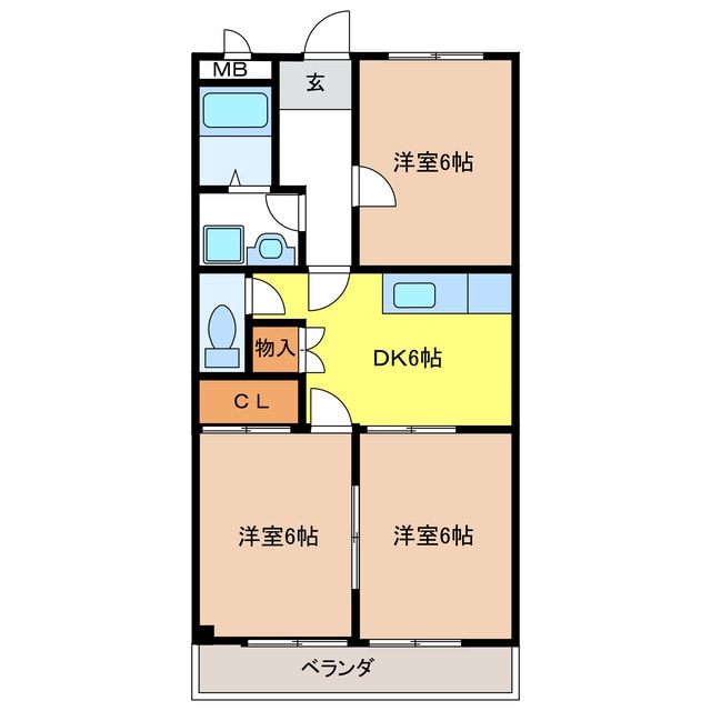 フォレストハイム21の物件間取画像