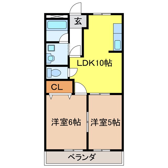 オリンピア　Ａの物件間取画像