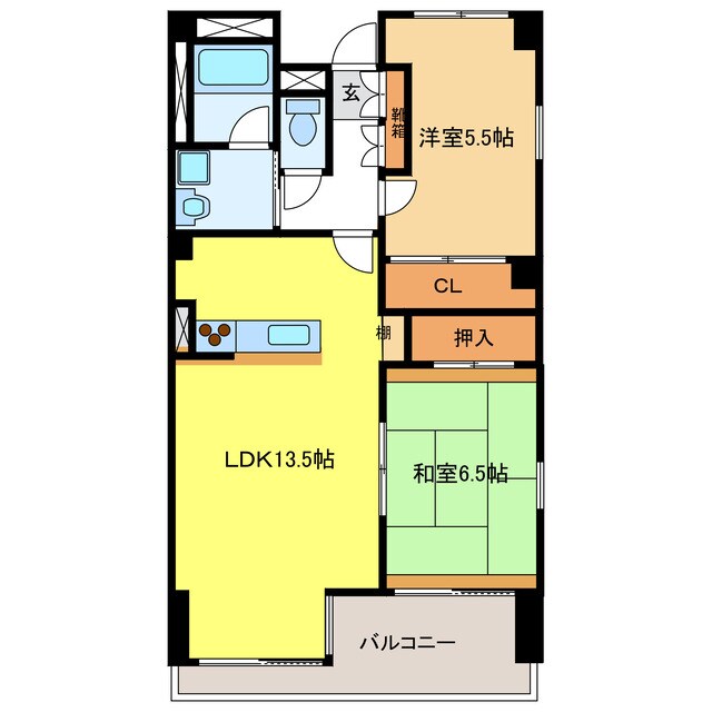 Ｃ・Ｙ・ＷＥＳＴ　２０５の物件間取画像