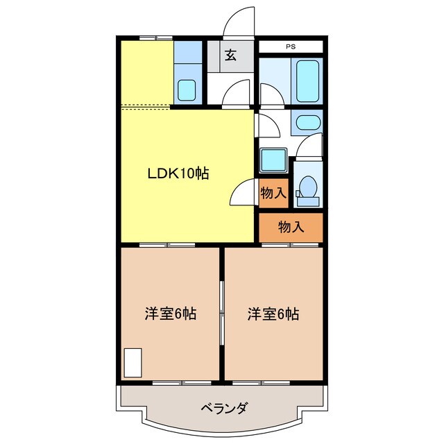 向日葵弐番館の物件間取画像