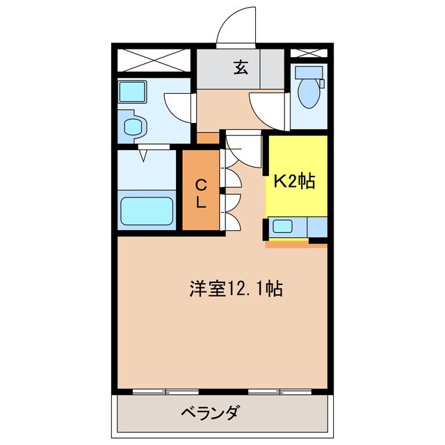 ウッドヴィレッジⅢの物件間取画像