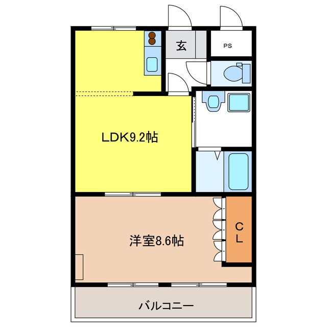 水夢　Ｈ＆Ｙの物件間取画像