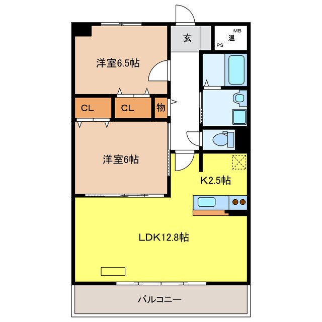 プレシオの物件間取画像