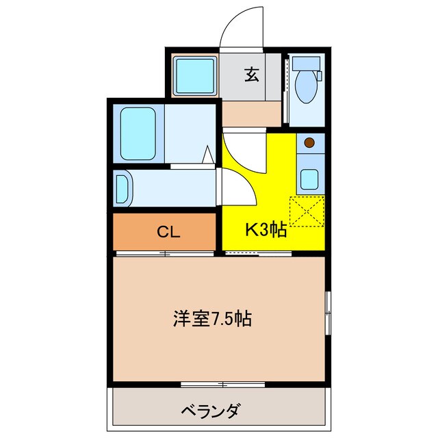 プレシャスの物件間取画像