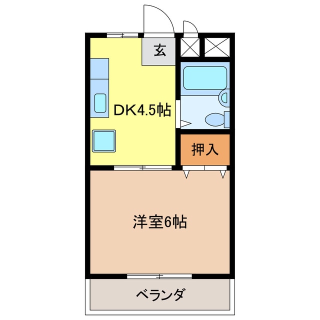 サンシティエフワンの物件間取画像