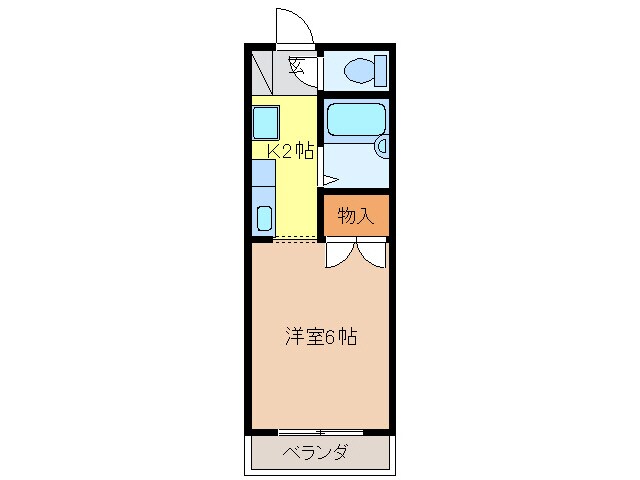 第1ハイツタマキの物件間取画像