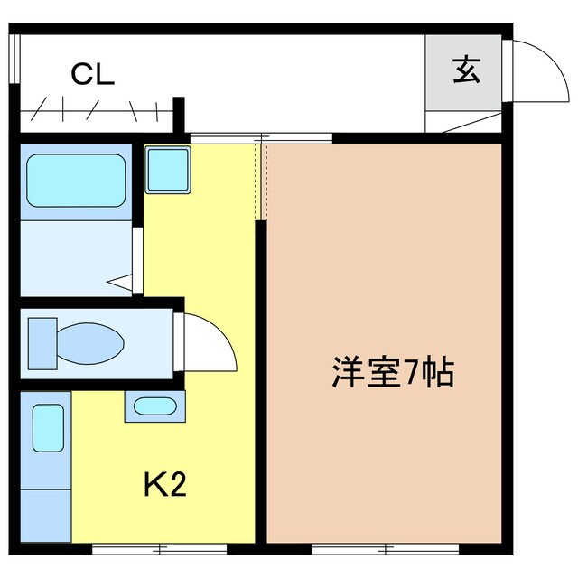 多恵第一ビルの物件間取画像