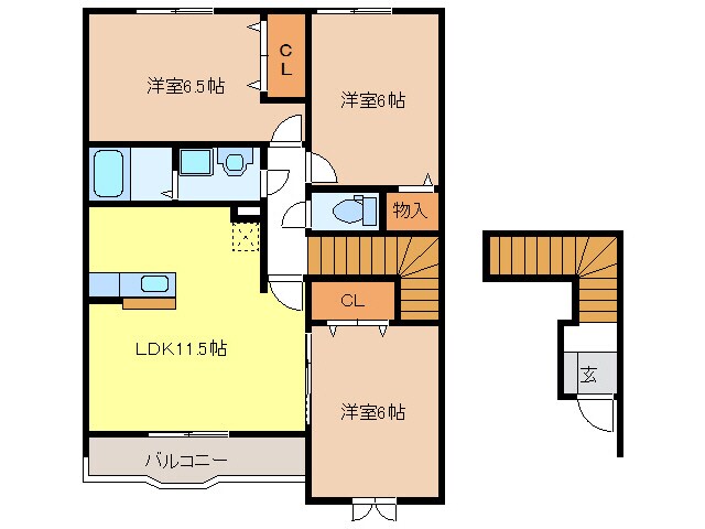 アレグリーアの物件間取画像