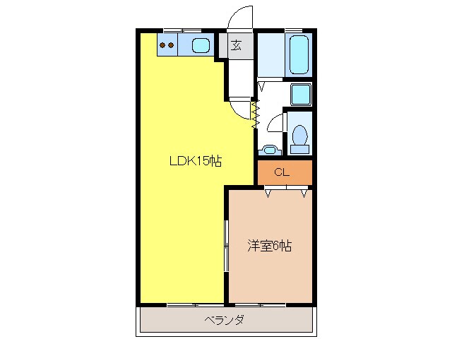 ブリリアントヒルズ西中島の物件間取画像