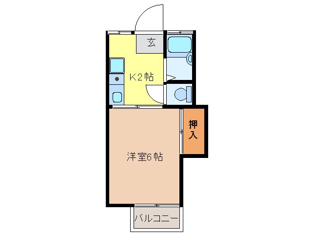 アーバン折立　北棟の物件間取画像