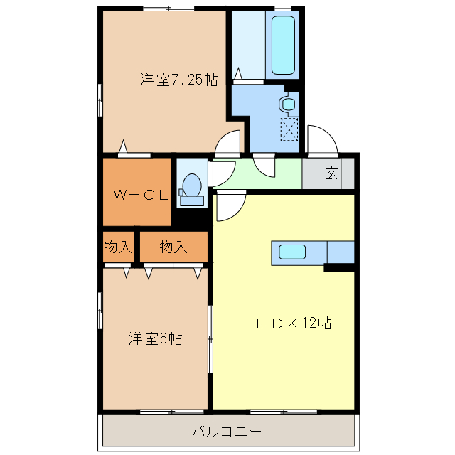 ラピュタの物件間取画像