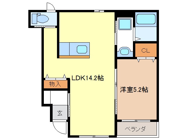 サバービア2の物件間取画像