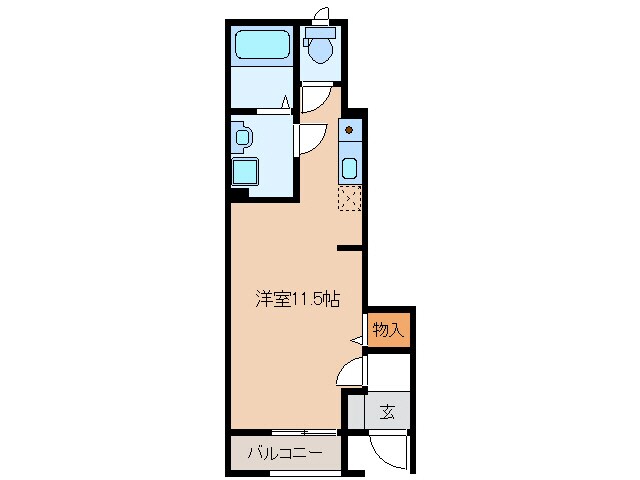 ラ　ルーチェ　Ｍの物件間取画像