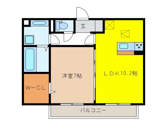 リバーパークの物件間取画像