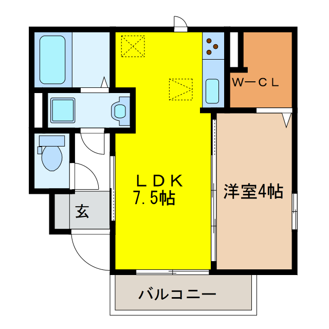 STAY　GOLDの物件間取画像