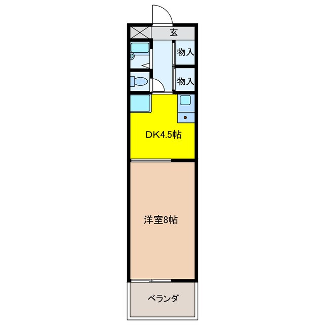 さくら壱番館の物件間取画像