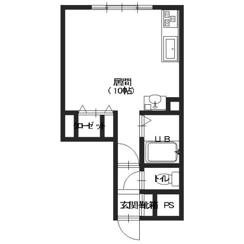 ハイツおうみの物件間取画像
