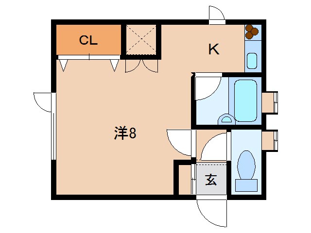 エクセルハイムの物件間取画像