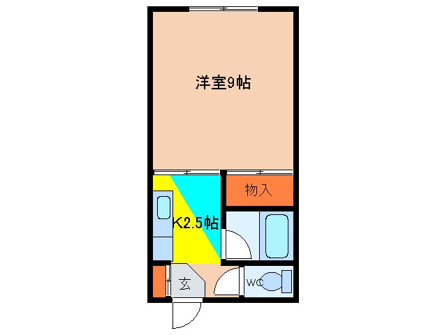 インテリア陣川の物件間取画像