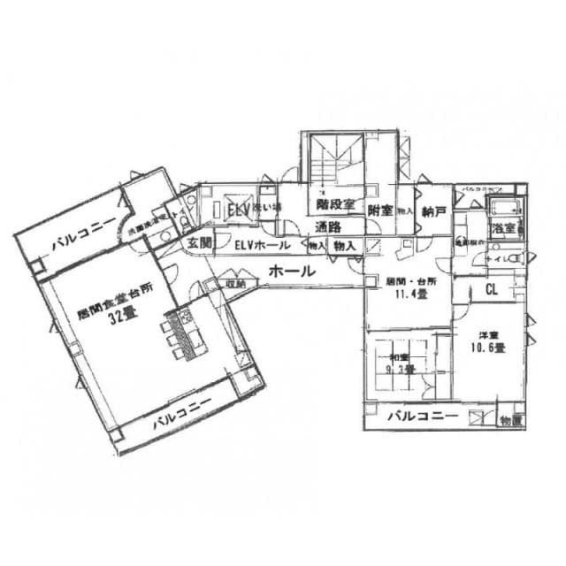 カーサ函館の物件間取画像