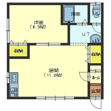 とぴあ館の物件間取画像