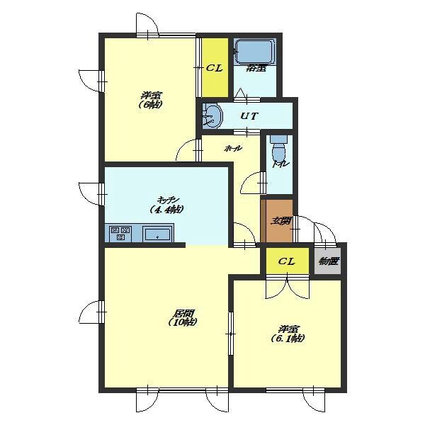 コンフォース桜の物件間取画像