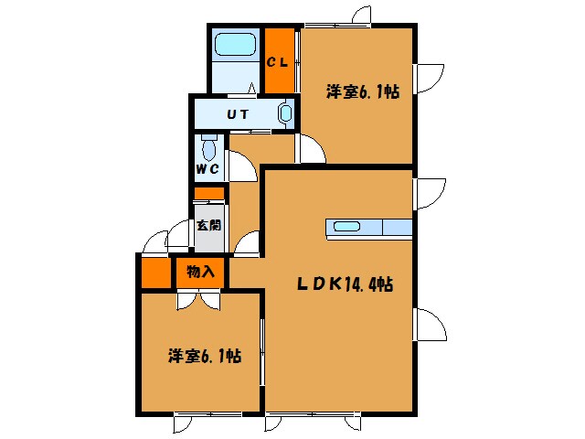 コンフォース桜の物件間取画像