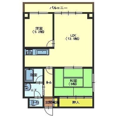 ロイヤルシティ壱番館の物件間取画像