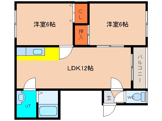 エクセレント宮前の物件間取画像