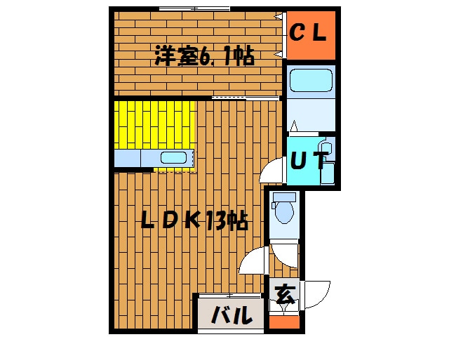 スペース万代Ⅱの物件間取画像