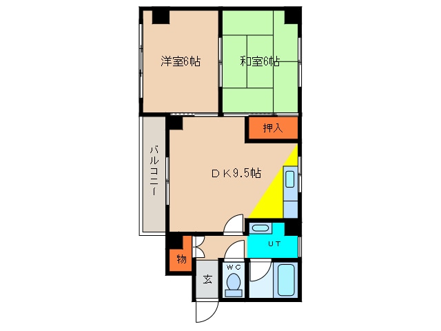 柏木コーポの物件間取画像