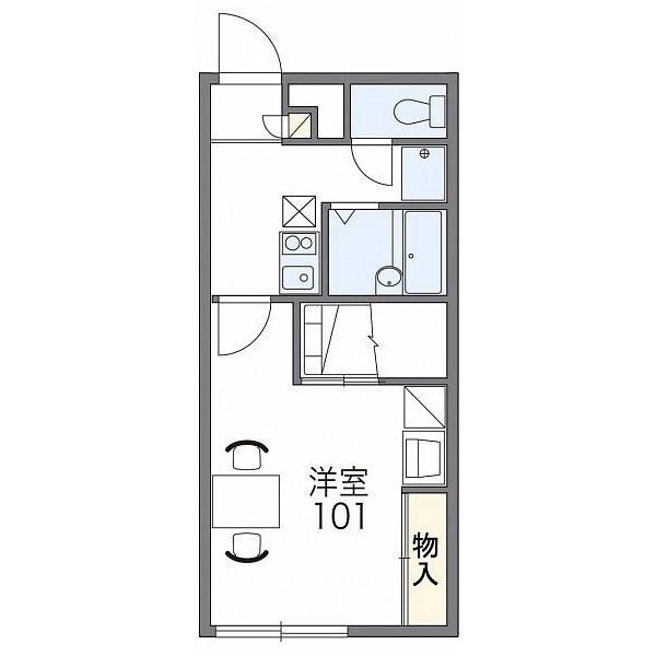 Forest石川中央の物件間取画像