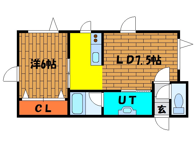 マンションメガロポリスの物件間取画像