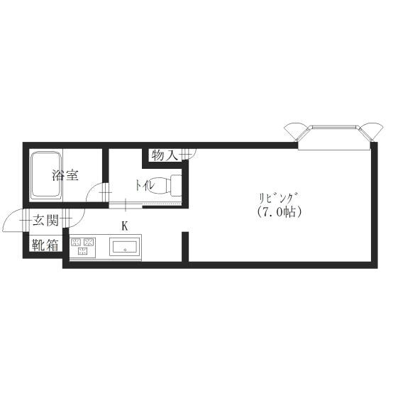 グレース21の物件間取画像