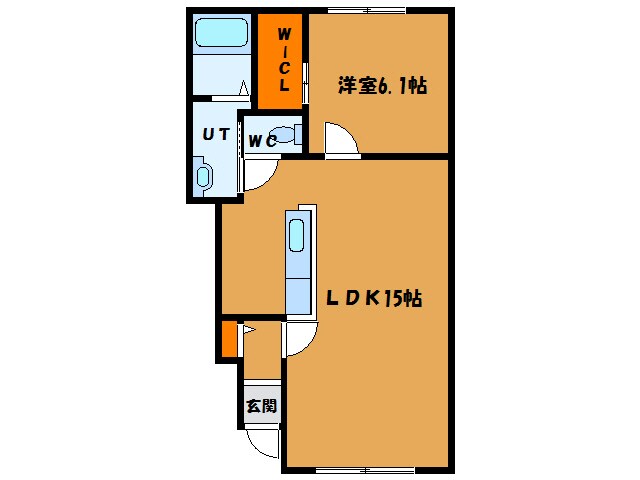 エルムプラシード９号館の物件間取画像