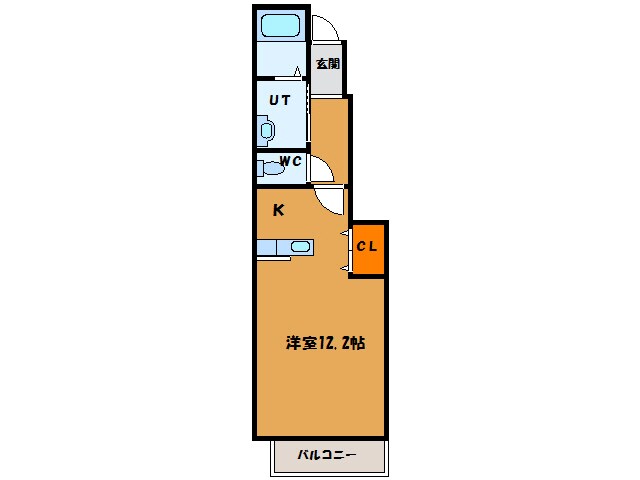 グロリアスカーサ本町の物件間取画像
