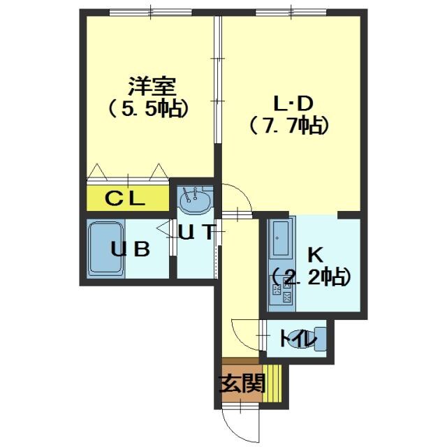 アリエーテ千代台の物件間取画像