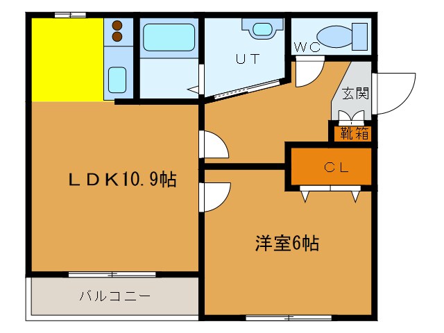セゾンクレール昭和の物件間取画像