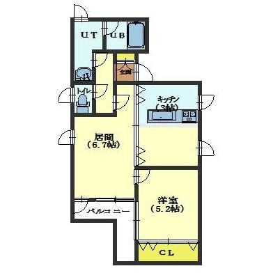 メゾンエキサイトシーガルの物件間取画像