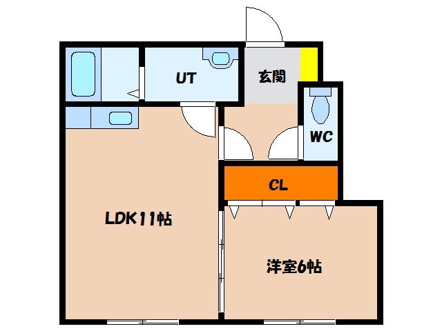 アスティ久根別の物件間取画像