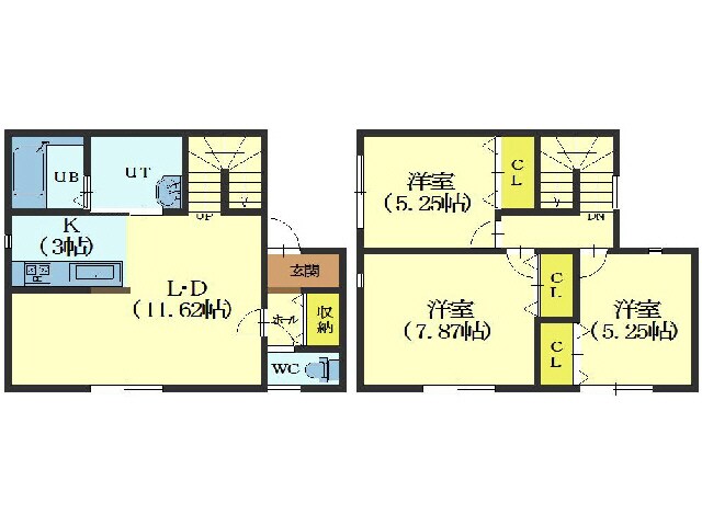 パオス赤川の物件間取画像