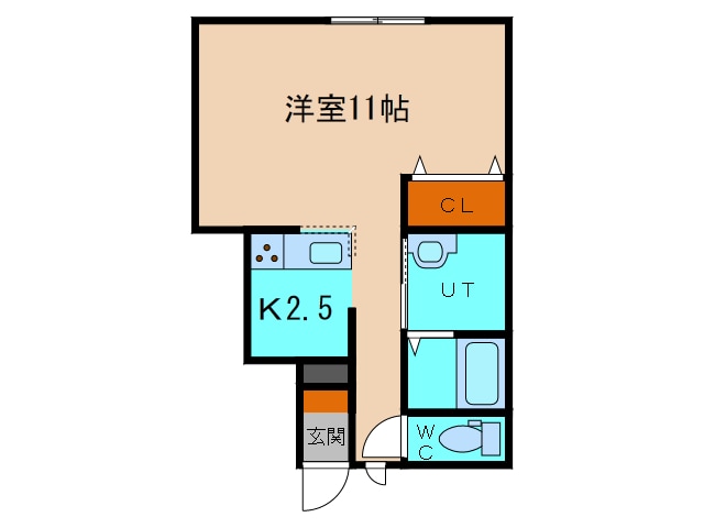 メゾンテンマⅢの物件間取画像