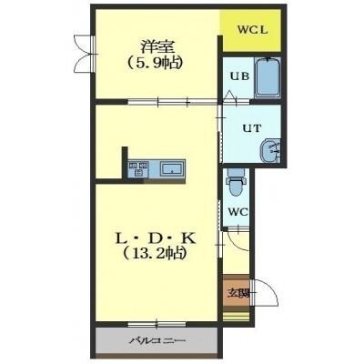 レグノ深堀の物件間取画像