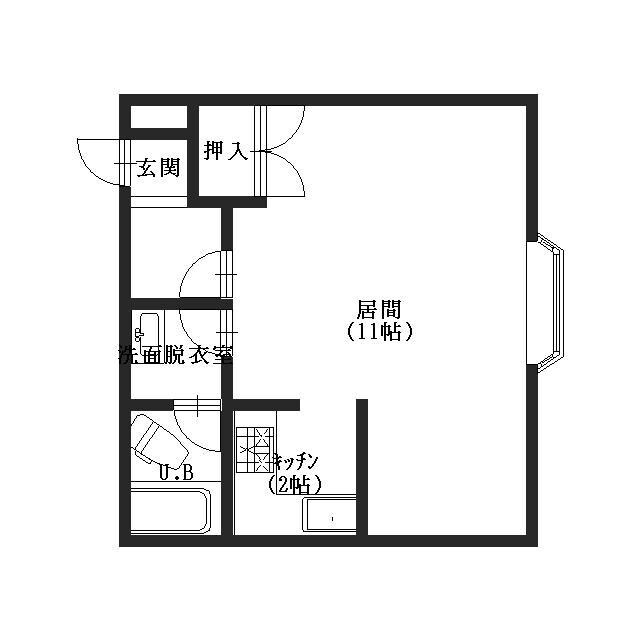 ハイムオークボの物件間取画像