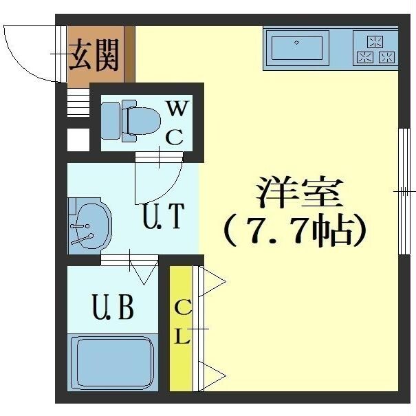 パオス田家の物件間取画像