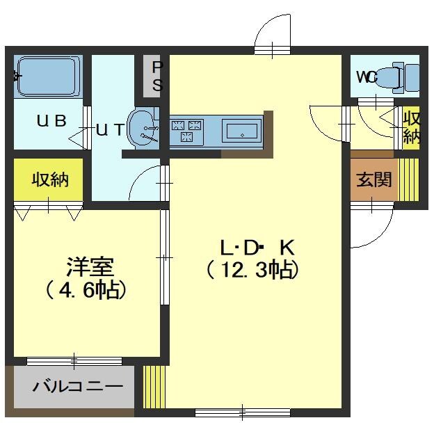 Kelii駒場車庫の物件間取画像