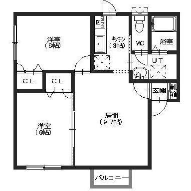 タイム日吉の物件間取画像