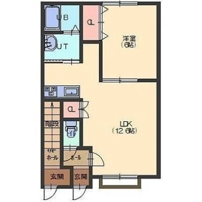 アスティ鳴川の物件間取画像