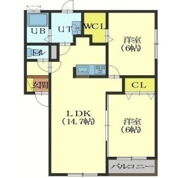 ウィルモア花園の物件間取画像